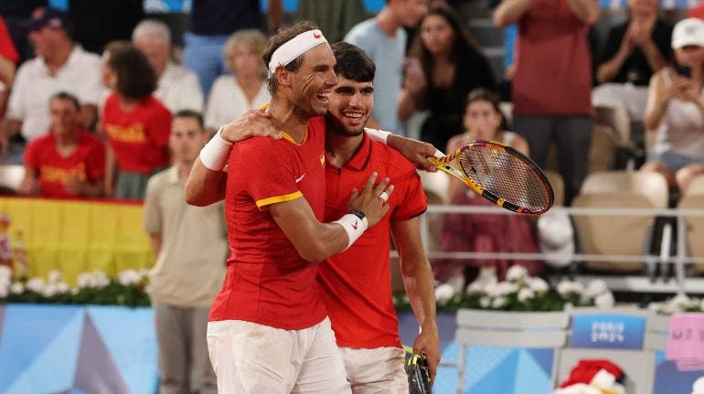 Rafael Nadal y Carlos Alcaraz