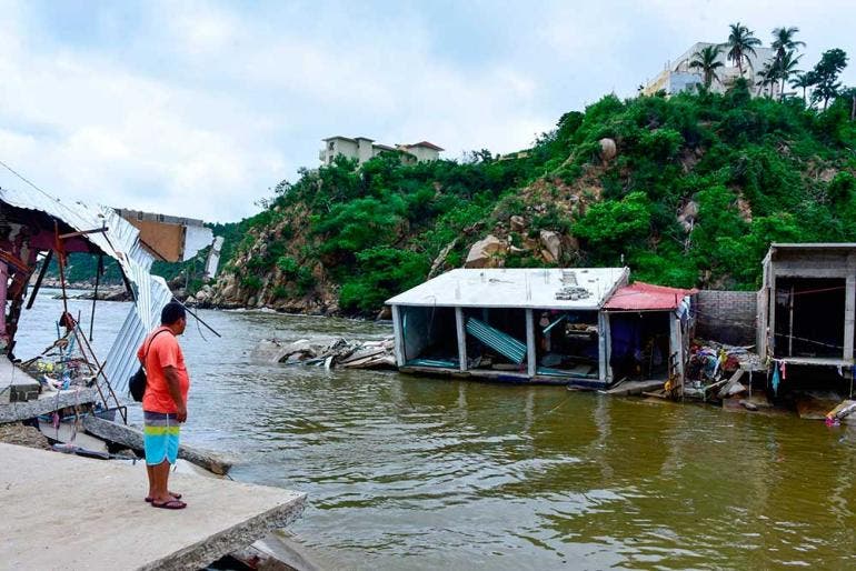 Deslaves, inundaciones y miles de damnificados en Acapulco por 'John' (Cuartoscuro)