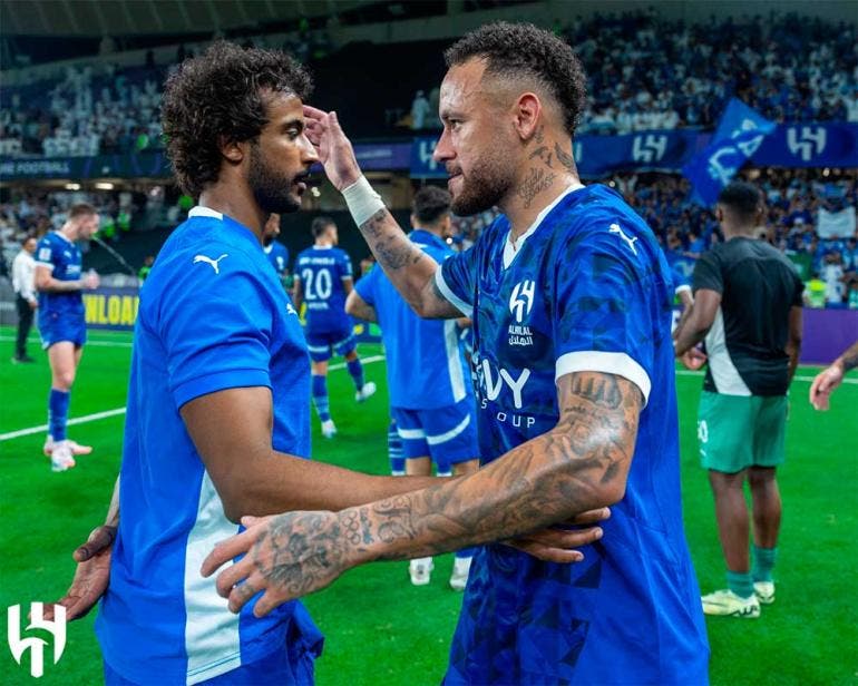 Neymar regresa a las canchas tras un año de ausencia por lesión (Fotos EFE / @Alhilal_FC)