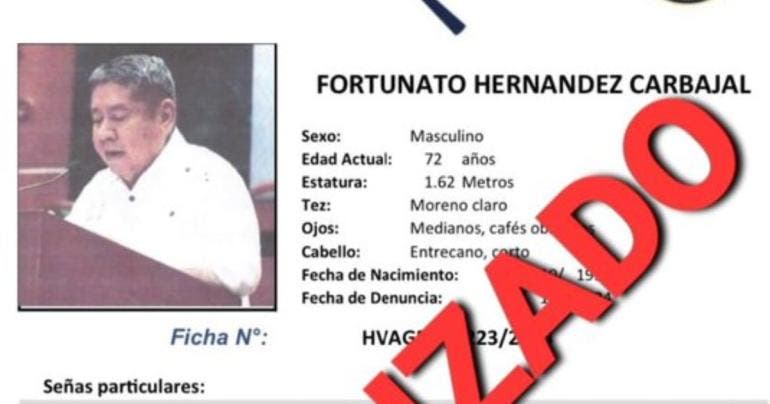 Localizan con vida a exdiputado Fortunato Hernández en Guerrero