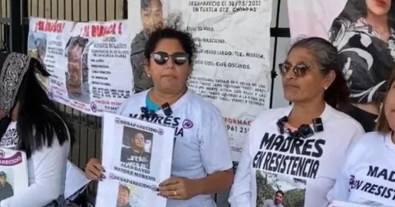 huelga hambre buscadoras feminicidios Chiapas