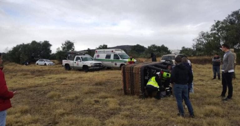 cae globo aerostatico Axapusco