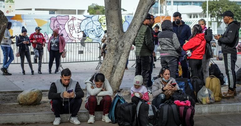 deportados albergue temporal Tijuana