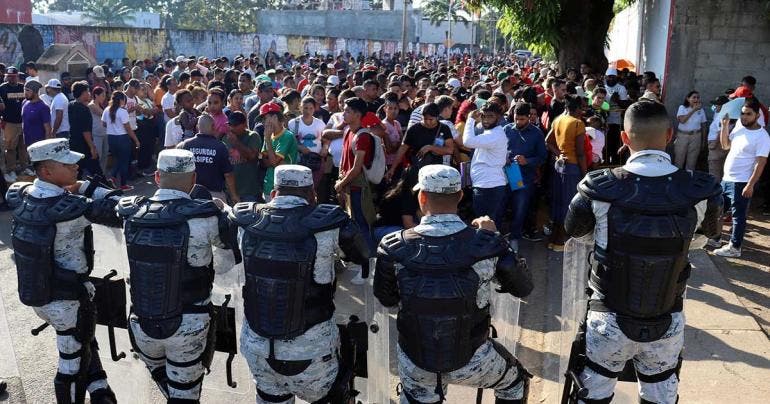 Migrantes en Tapachula