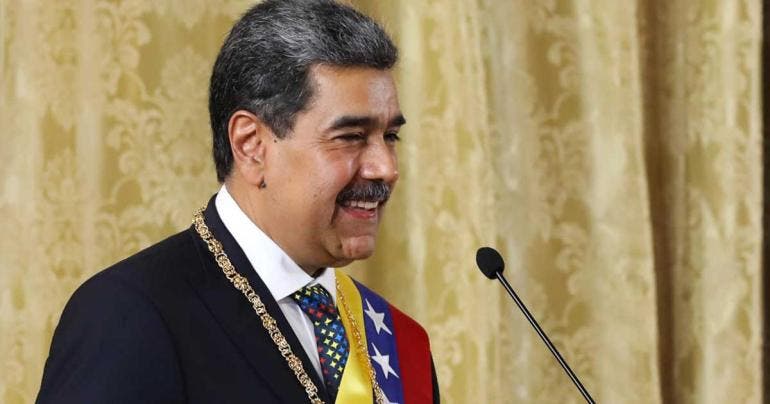 Nicolás Maduro en investidura por tercer mandato