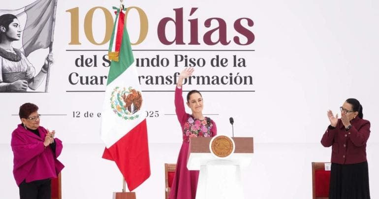 Sheinbaum informe 100 dias Zocalo