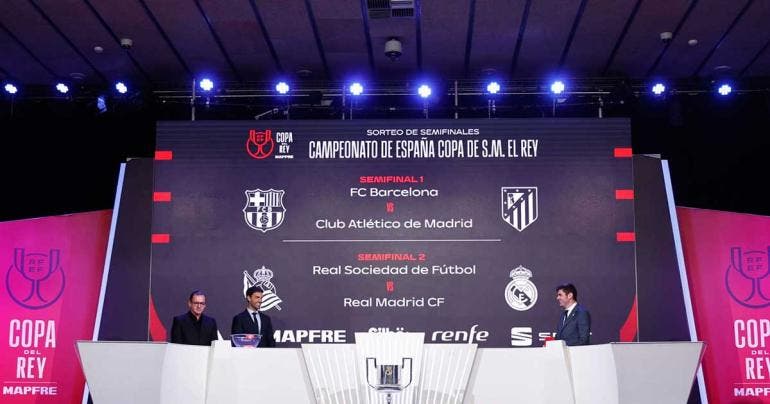 Copa del Rey semifinales sorteo