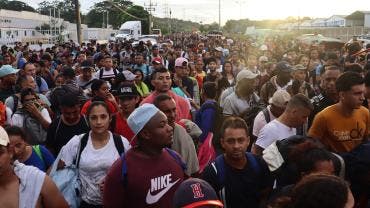 sale caravana migrante Chiapas antes Trump