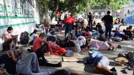 caravana migrante estanca Escuintla Tapachula Chiapas