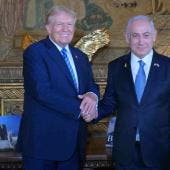 Trump se reúne con Netanyahu en Florida