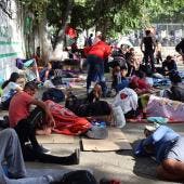 caravana migrante estanca Escuintla Tapachula Chiapas